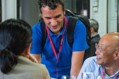 During breaks - AAATE President - Pedro Encarnação